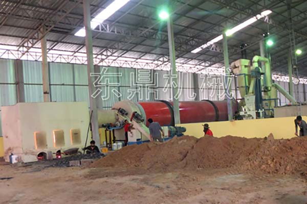 泰國啤酒糟烘干機項目現場